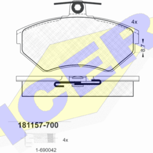 DISK PL. VW/AUDI PASSAT 97-00/A4 95-01