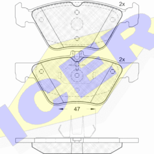 DISK PL. MERCEDES E KLASA/CLK 96-03