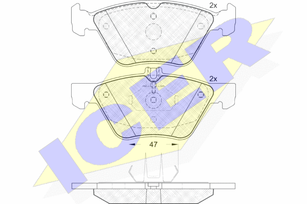 DISK PL. MERCEDES E KLASA/CLK 96-03