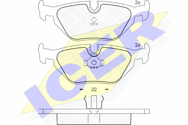 DISK PL. BMW SERIJA 3/Z3 90-03