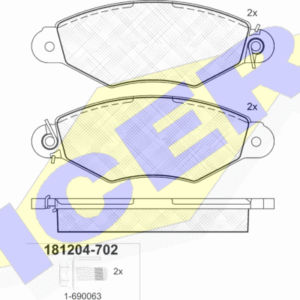 DISK PL. CITROEN XSARA 97-05