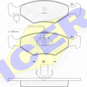 DISK PL. FIAT/LANCIA SIENA/DEDRA 96-99