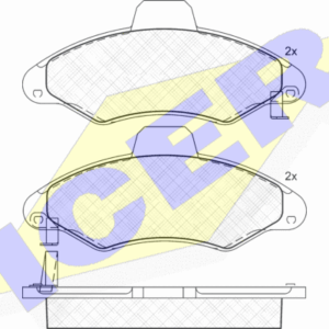 DISK PL. FORD ESCORT V/VI/VII ORION III