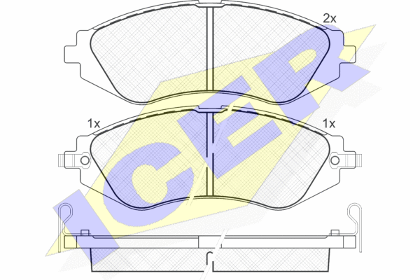 DISK PL. DAEWOO/CHEVR. NUBIRA/REZZO/ 97+