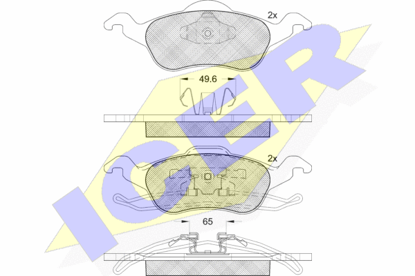 DISK PL. FORD FOCUS 98+