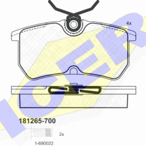 DISK PLOCICE ZADNJE FORD FOCUS 98-04G icer