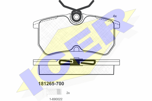 DISK PLOCICE ZADNJE FORD FOCUS 98-04G icer