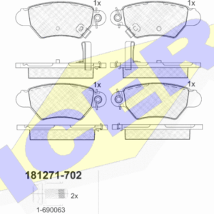 DISK PL. ZADNJE OPEL ASTRA G 98-04