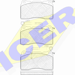 DISK PL. ALFA ROMEO 164 2.0/2.5/3.0 V6
