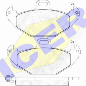 DISK PL. ZAD. RENAULT LAGUNA I DO 01
