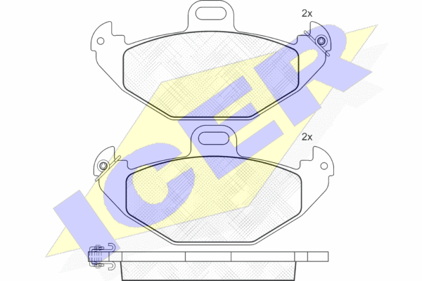 DISK PL. ZAD. RENAULT LAGUNA I DO 01