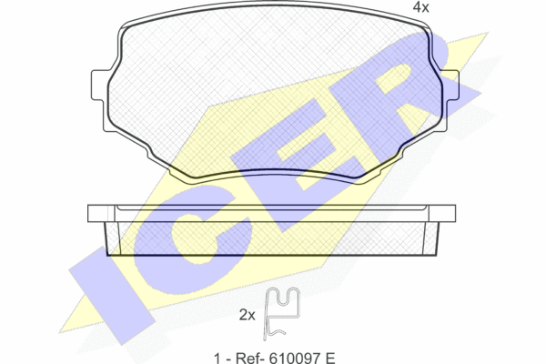 DISK PLOCICE SUZUKI VITARA GRAND VITARA 01+ icer