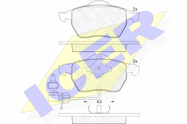 DISK PL. SKODA SUPERB 01-08