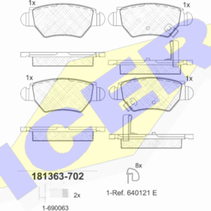 DISK PL. Z. OPEL ASTRA G 05+