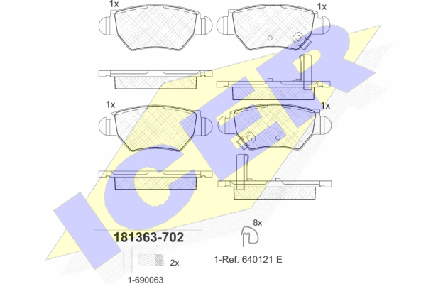 DISK PL. Z. OPEL ASTRA G 05+