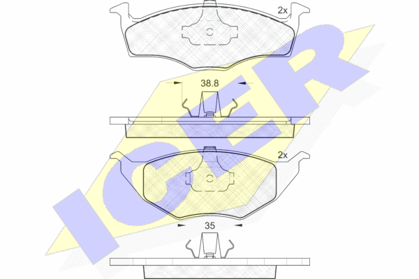 DISK PL. VW LUPO 1.2/1.4TDI DO 05