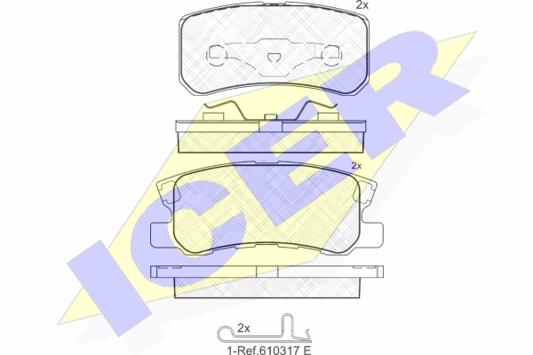 DISK PL. PSA C4/4007/4008 / MITSUBISHI PAJERO II / III