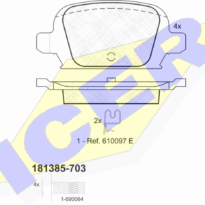 DISK PL. ZAD. OPEL TIGRA/CORSA C 00+