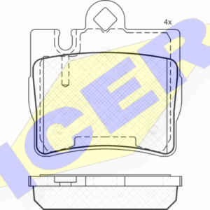 DISK PL. MERCEDES S KLASA 98-06