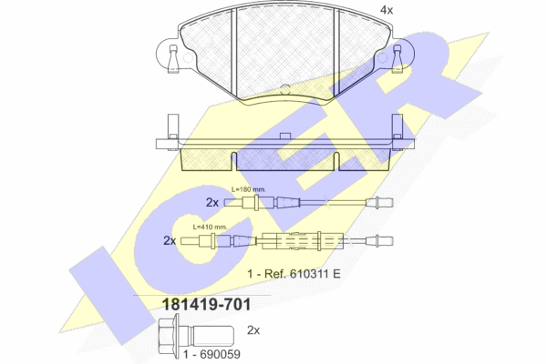 DISK PL. PSA CITROEN C5 I/II BREAK 01-04