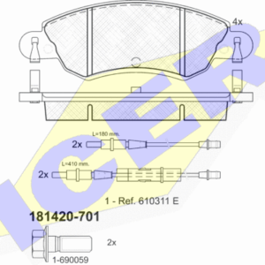 181420-701.png DISK PL. PSA CITROEN C5 1.8 16V