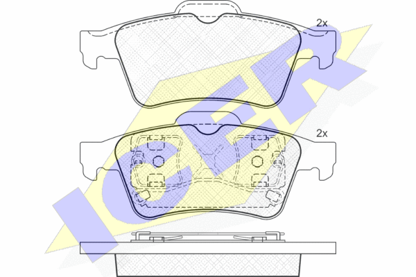 DISK PL. ZAD. OPEL VECTRA/LAGUNA III/SIGNUM 03+