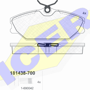 DISK PL. RENAULT MEGANE 1/LAGUNA 1/SCENIC 1