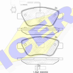 DISK PL. PUNTO GRANDE/EVO 07+