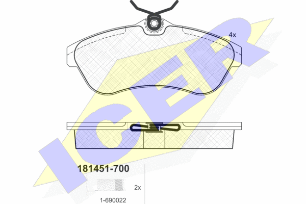 DISK PL. PSA CITROEN C2/C3 03+