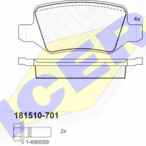 DISK PL. ZADNJE MERCEDES A/B/VANEO 97+