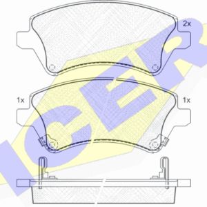 DISK PL. TOYOTA COROLLA 00-07
