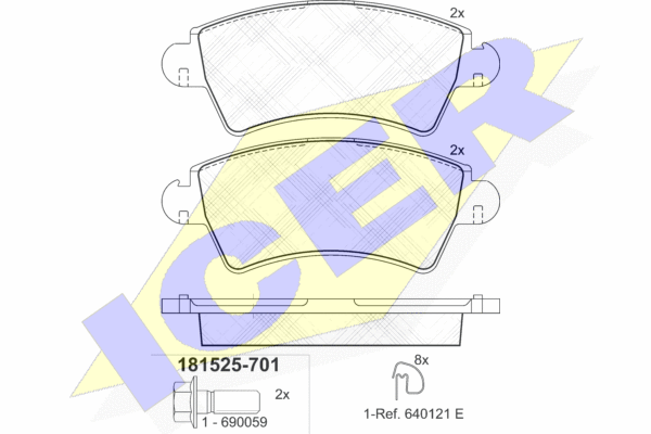 DISK PL. PEUGEOT 206 99+