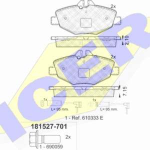 DISK PL. MERCEDES E-KLASA W211