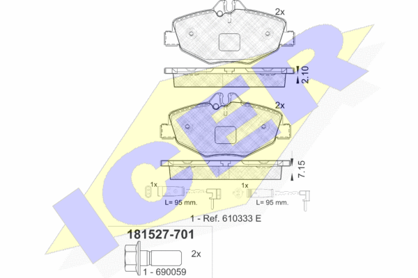 DISK PL. MERCEDES E-KLASA W211