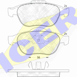 DISK PL. RENAULT ESPACE IV/LAGUNA II