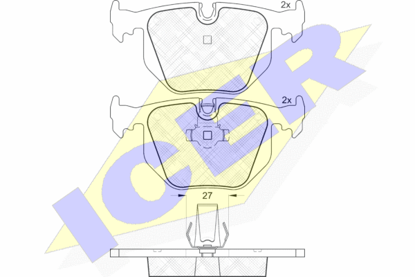DISK PL. BMW 3/7/X3/X5 E46/E38/E83