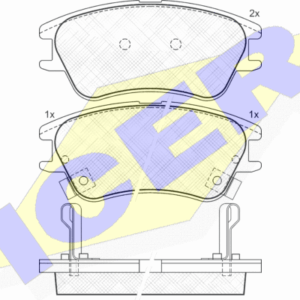 DISK PL. HYUNDAI ATOS PREDNJE 99+