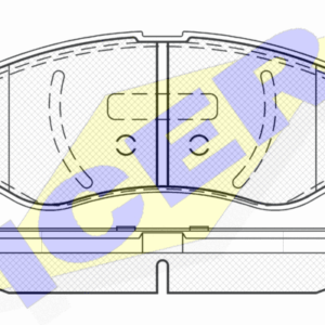 DISK PL. DAEWOO AVEO/KALOS 1.2/1.4