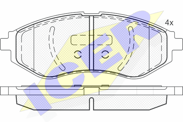 DISK PL. DAEWOO AVEO/KALOS 1.2/1.4
