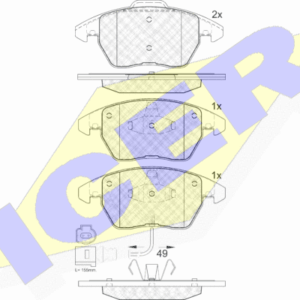 DISK PL. VW G-5 2.02 TDI 04+