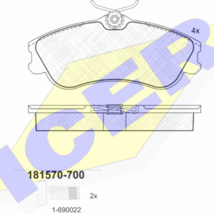 DISK PL. CITROEN XSARA PICASSO  99+
