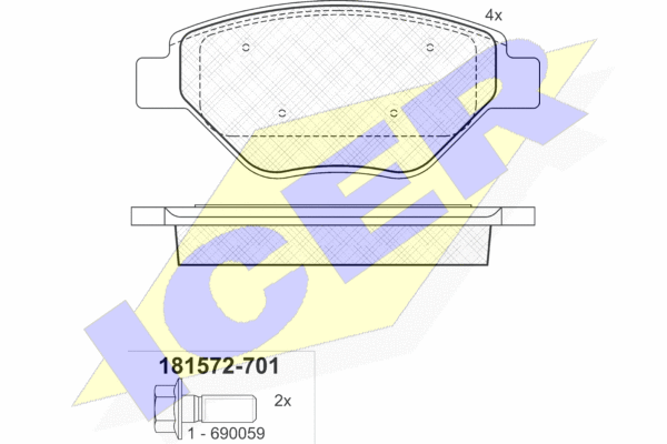 DISK PL. RENAULT MEGANE II 1.4/1.4 16V 02+