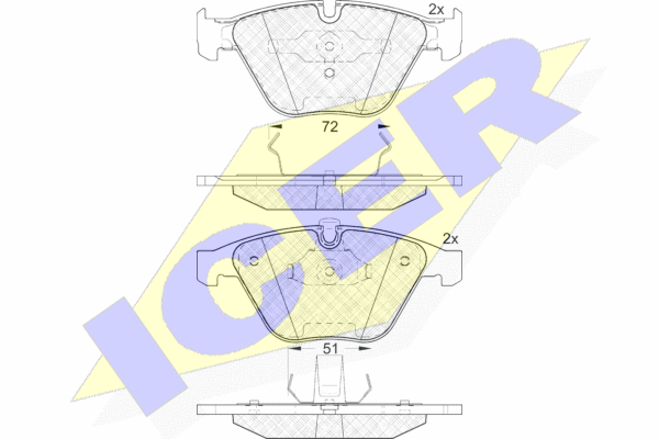 DISK PL. BMW 5/7 E61/E66/E65/E67