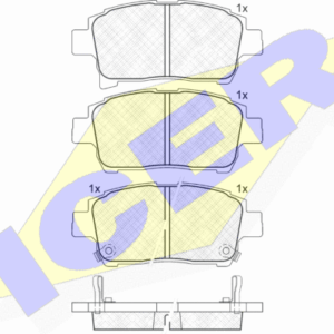DISK PL. TOYOTA COROLLA 02-07