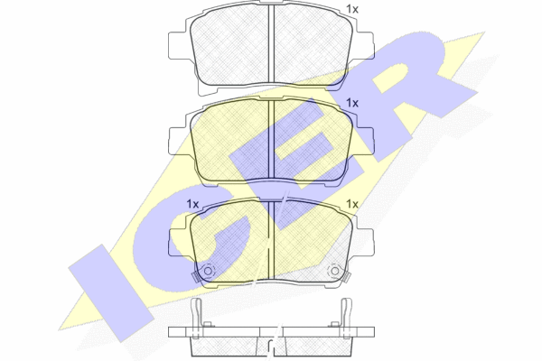 DISK PL. TOYOTA COROLLA 02-07