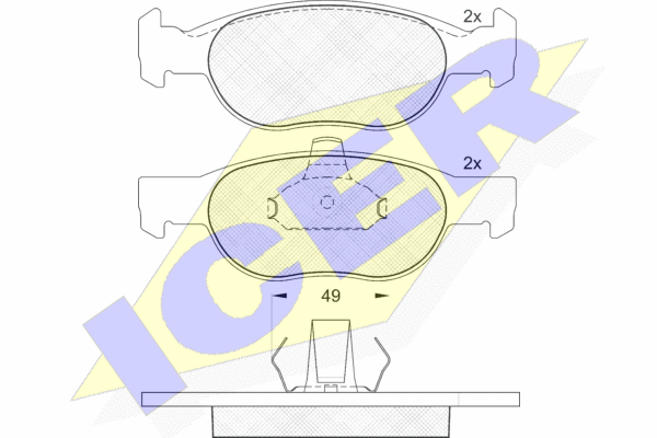 DISK PL. FIAT PUNTO 1.2/1.9D 99+