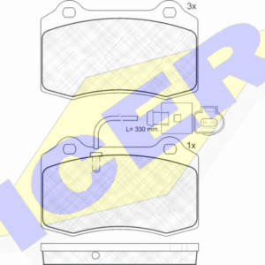 DISK PL. SEAT LEON/IBIZA 1.8T.