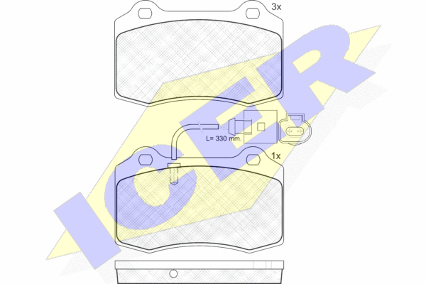 DISK PL. SEAT LEON/IBIZA 1.8T.