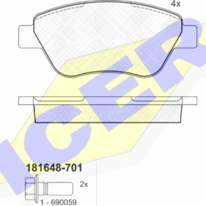 DISK PL. FIAT IDEA/PANDA 1.2/1.3/1.4 04+