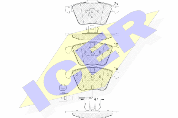 DISK PL. VW/AUDI GOLF V/A3PASSAT